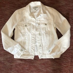 Lucky Brand White Denim Jacket
